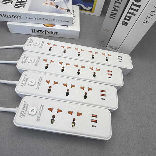 美标日版台湾多功能快充电排插座排插usb+type-c接线板拖板转换器