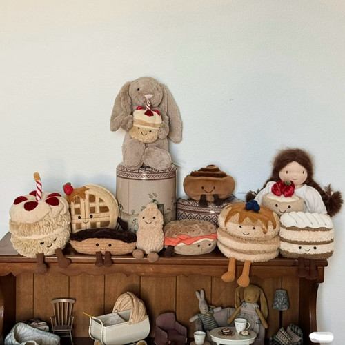 趣味蛋糕甜品毛绒玩偶