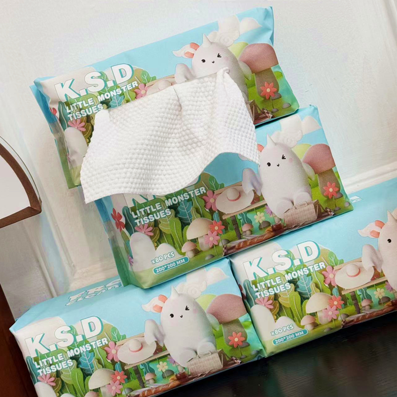 KSD通用纯棉80加厚棉柔巾悬挂式