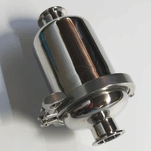 不锈钢卫生级过滤器 不锈钢304直通式快装管道过滤器 5英寸过滤器