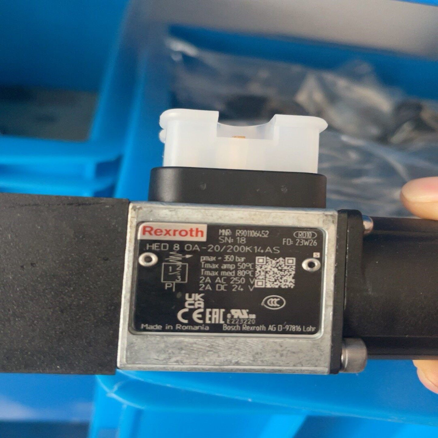 R901106452 HED8OA-2X/200K14AS原装全新Rexroth力士乐继电器正品