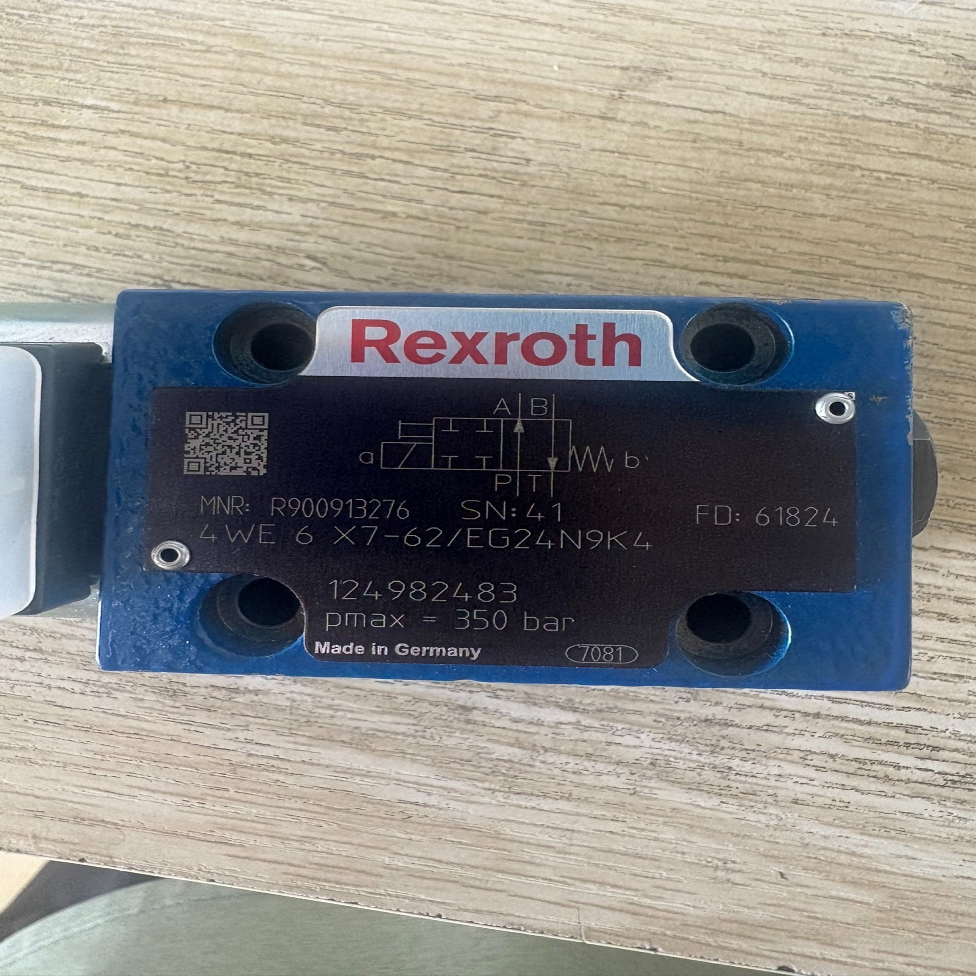 R900913276  4WE6X7-62/EG24N9K4力士乐原装现货