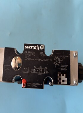 R900762072 4WRAE6W30-2X/G24K31/F1V力士乐比例方向阀原装现货