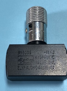 9N600SPARKER管式针阀派克流量控制阀全新原装