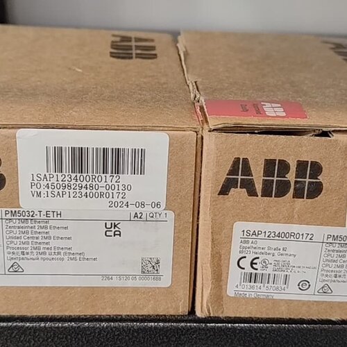 ABB PM5032-T-ETH CPU模块，型号1SAP1全新二手都有现货