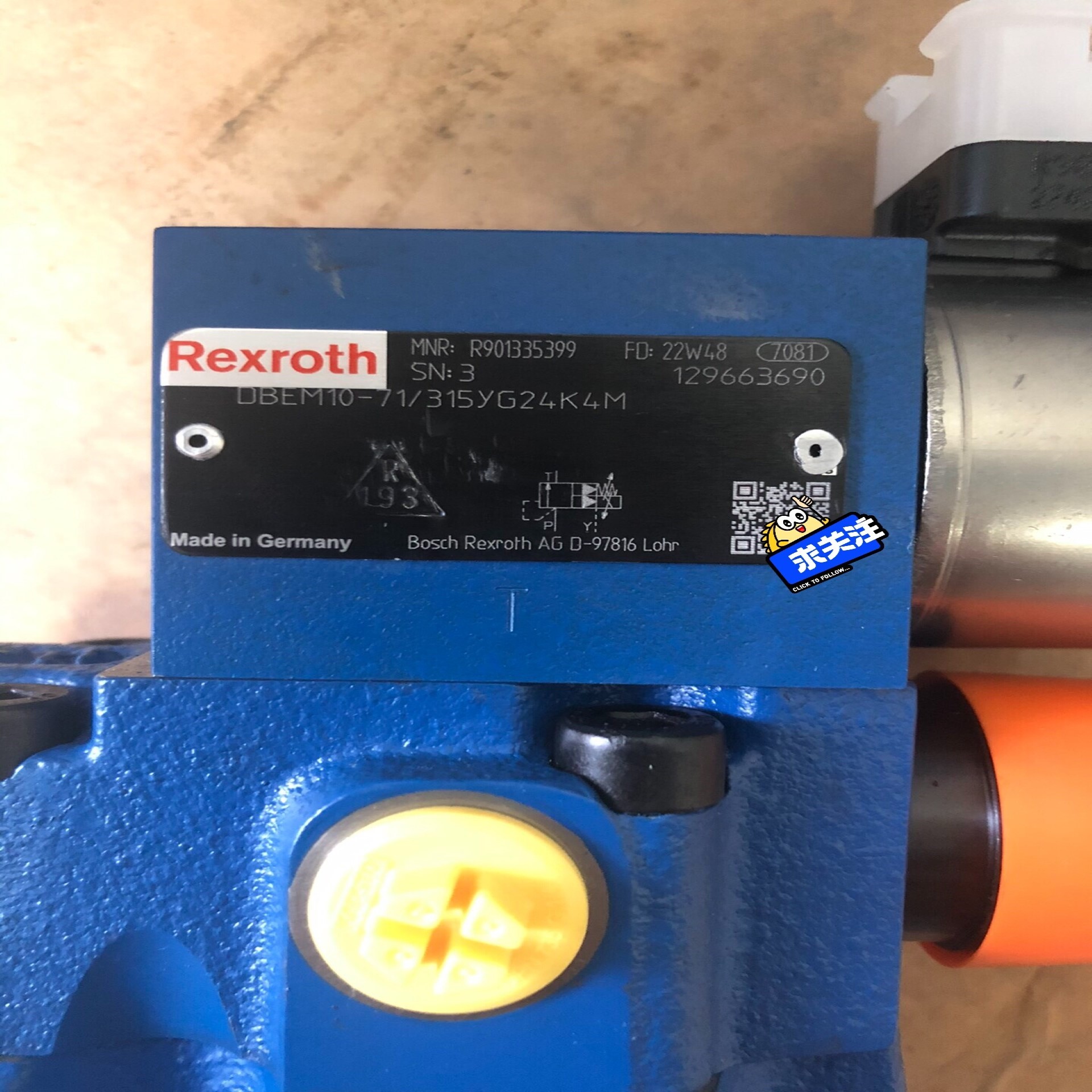 力士乐比例阀R901335399 DBEM 10-71/315YG24K4M原装现货