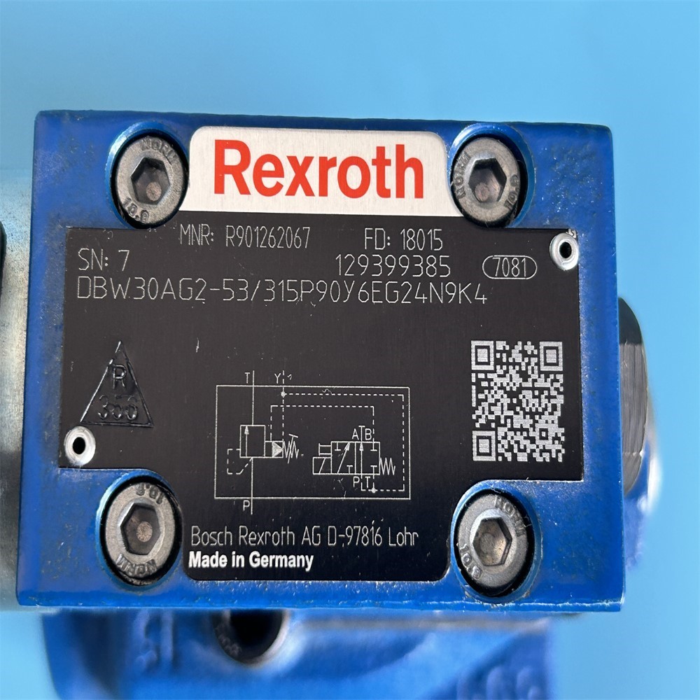 R901262067 DBW30AG2-5X/315P90Y6EG24N9K4力士乐先导式溢流阀