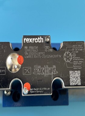 R900617269 4WREE10V75-2X/G24K31/F1V力士乐比例方向阀
