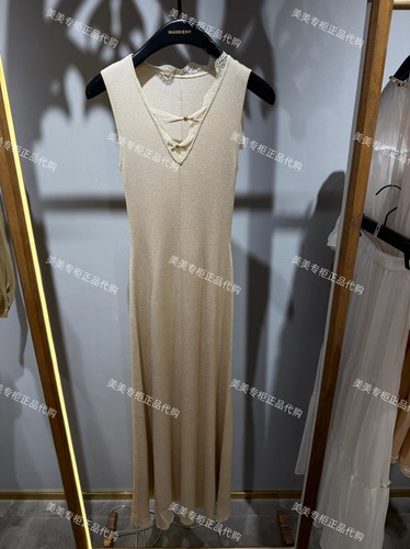 马家专柜正品2026年夏款修身连衣裙MC80DR334-1989