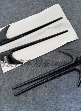 适用于奔驰AMG叶子板回力标装饰A级B级C级E级改装侧叶子刀锋车贴