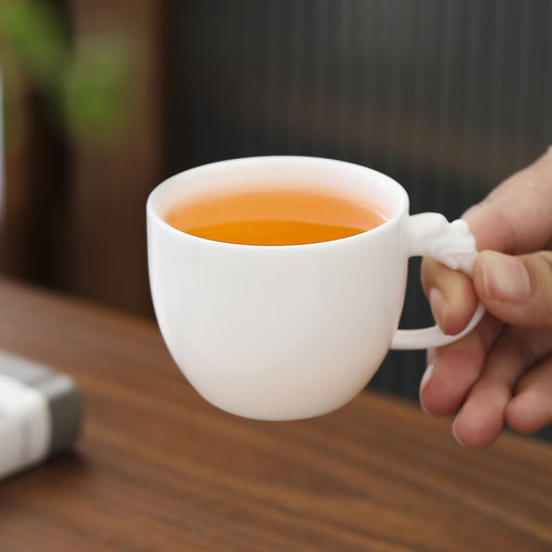 80ml不烫手茶杯手柄杯防烫小茶杯