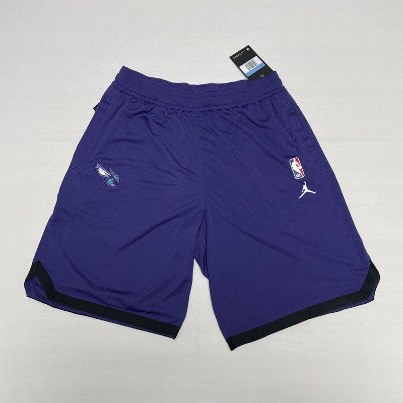 美版现货JORDAN黄蜂速干球员版篮球服短裤拉梅洛鲍尔布兰登米勒