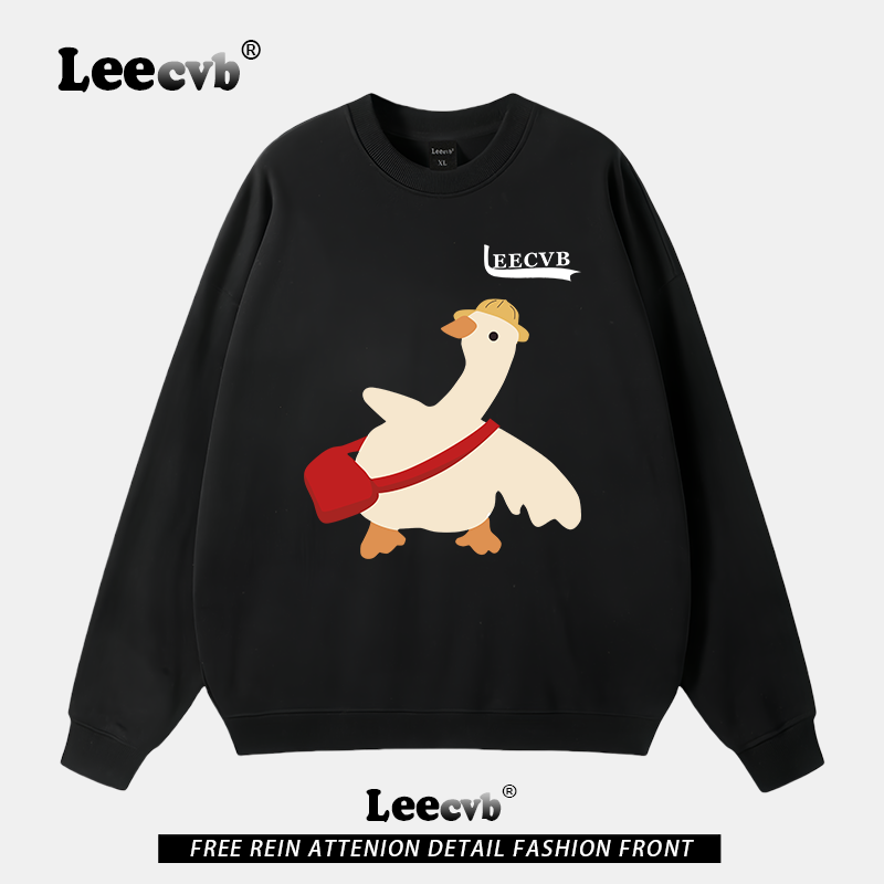 【品牌专区】LEEcvb官方联名|奥特莱斯|图案潮牌圆领情侣卫衣秋冬