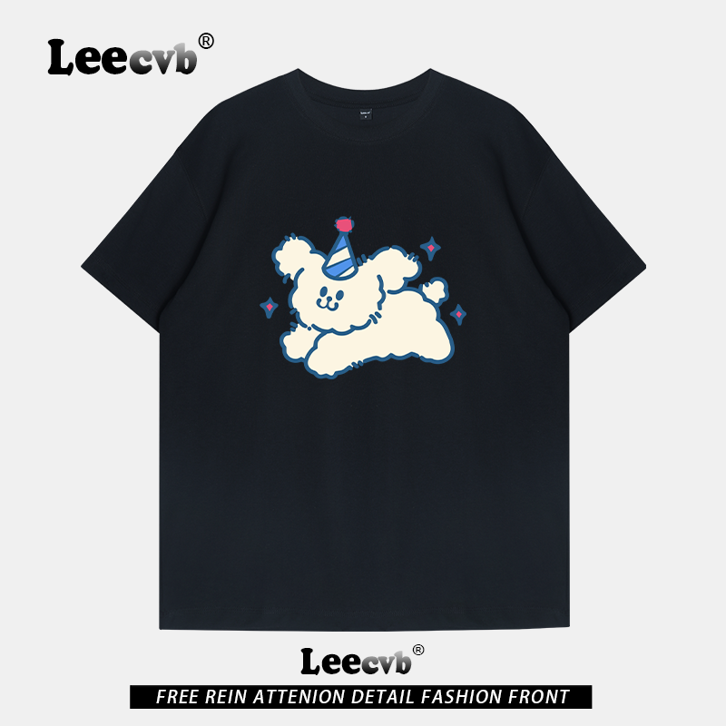 【品牌专区】LEEcvb官方潮牌图案纯棉短袖t恤男女同款联名上衣夏