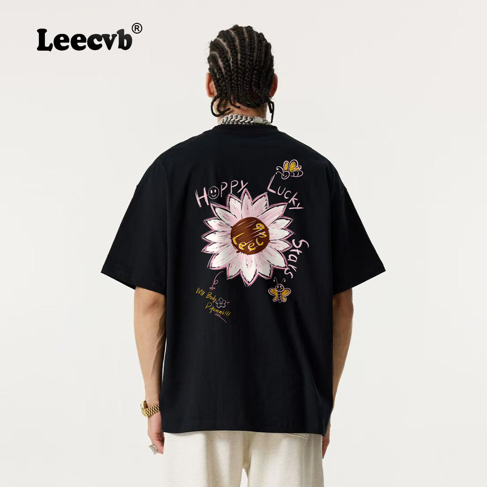【专柜正品】LEEcvb官方潮牌图案纯棉短袖t恤男女同款联名上衣夏