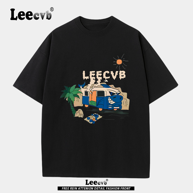 【专柜同款】LEE cvb官方联名|奥特莱斯|印花短袖t恤潮牌男女同款