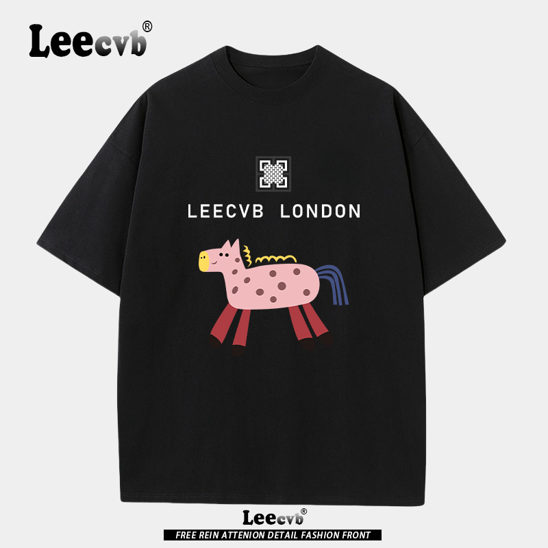 【品牌补贴】LEE cvb官方联名|奥特莱斯|时尚短袖t恤潮牌男女同款