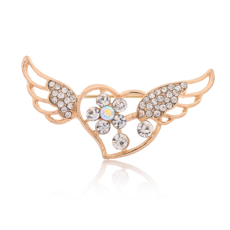 Broche femme en Zircon diamant - Ref 1187358 Image 3