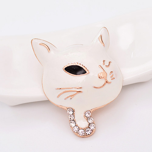 Broche femme en Zircon diamant - Ref 1170935 Image 4