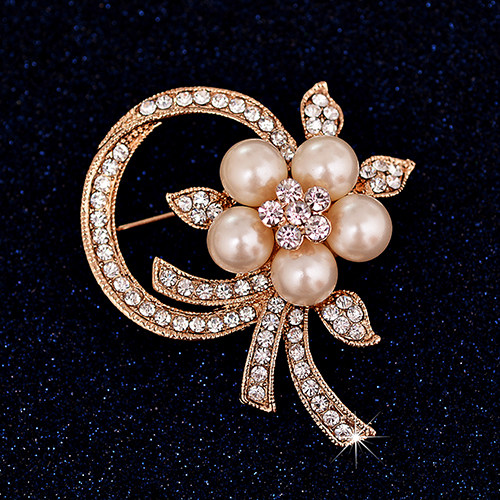 Broche femme en Zircon diamant - Ref 1174210 Image 5