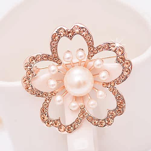 Broche femme en Zircon diamant - Ref 1187328 Image 4