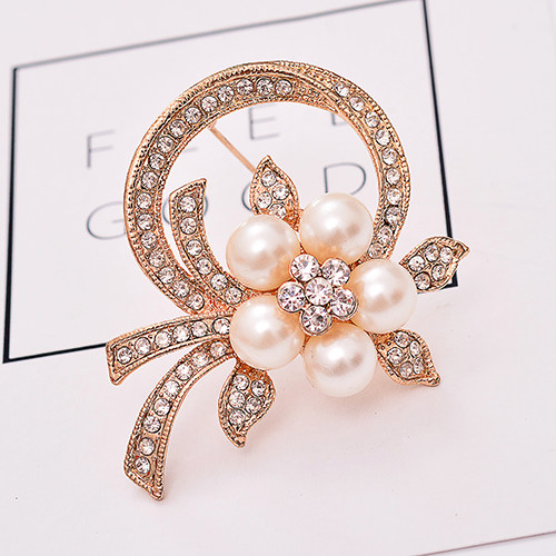 Broche femme en Zircon diamant - Ref 1174210 Image 4