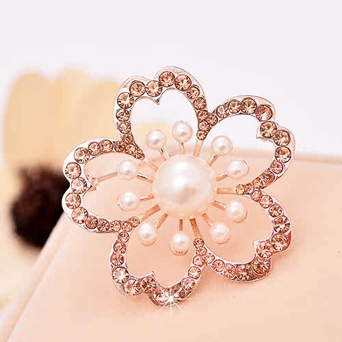 Broche femme en Zircon diamant - Ref 1187328 Image 5