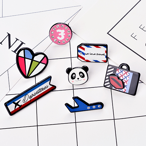 Broche Lovers en autre - Ref 1183081 Image 4