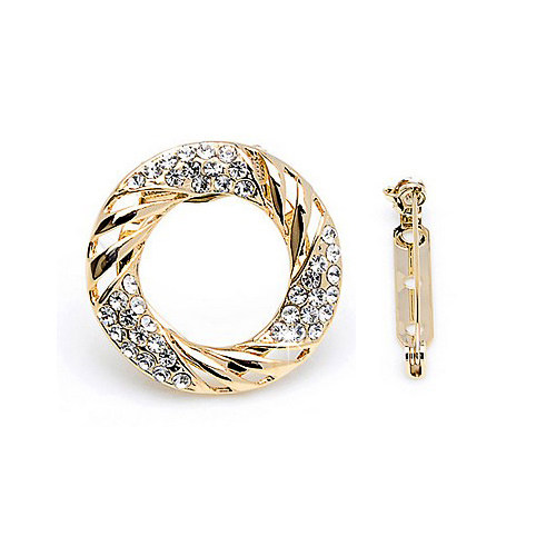 Broche femme en Zircon diamant - Ref 1187353 Image 4