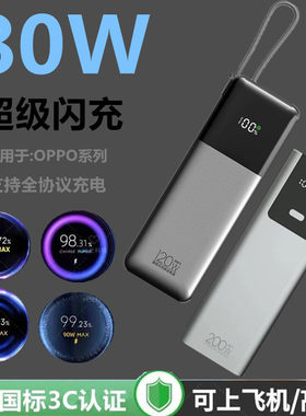 适用OPPOReno15Pro超级闪充电宝
