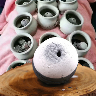 无烟碳化圆形艾灸丸艾条艾柱玄武千年鳌鳖甲灸脐罐灸柱美容院灸馆