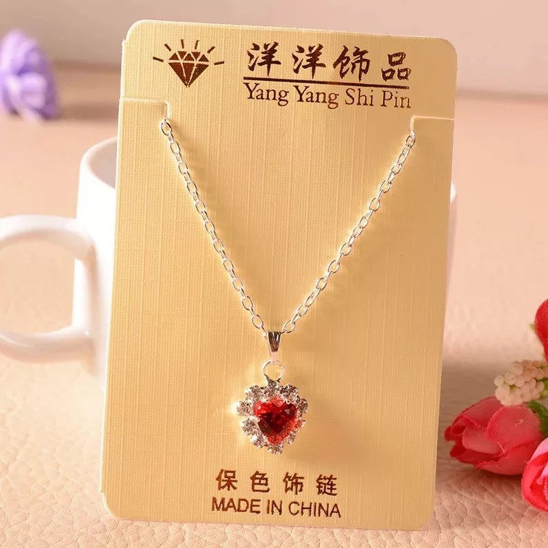 12条彩色镶钻女款仿锆石项链锁骨链韩版糖果色学生礼品首饰批发