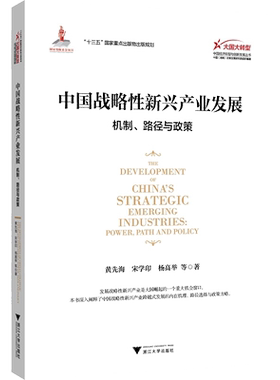中国战略性新兴产业发展：机制、路径与政策/大国大转型中国经济转型与创新发展丛书/黄先海/宋学印/杨高举/浙江大学出版社