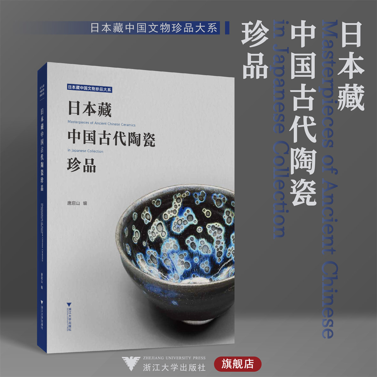 日本藏中國(guó)古代陶瓷珍品/唐啟山/日本藏中國(guó)文物珍品大系/浙江大學(xué)出版社