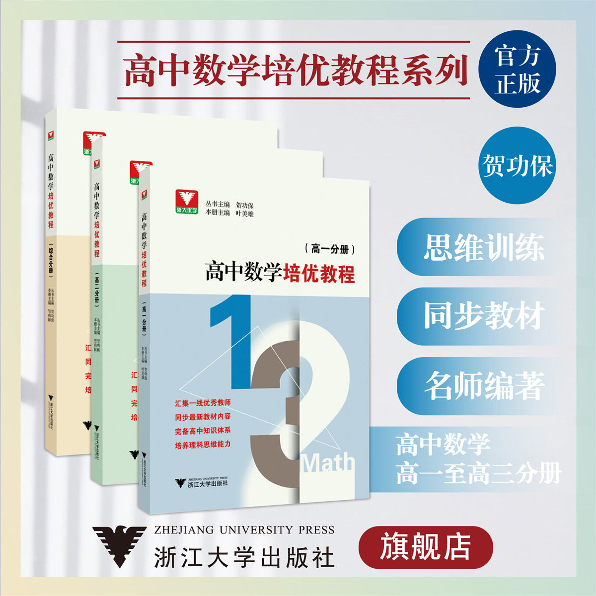 高中数学培优教程系列/高一分册/高二分册/综合分册/浙江大学出版社/贺功保图片