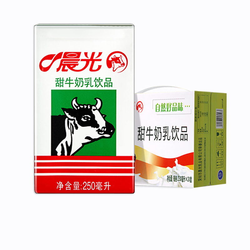 晨光早餐奶清甜营养250ml×24盒