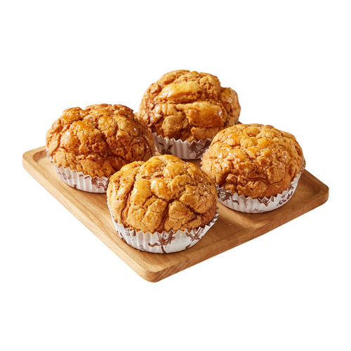 好麦网红奶酥菠萝包100g*4个面包