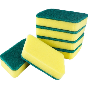 sodolike天然木浆棉洗碗清洁厨房海绵擦魔力擦刷锅神器百洁块3片