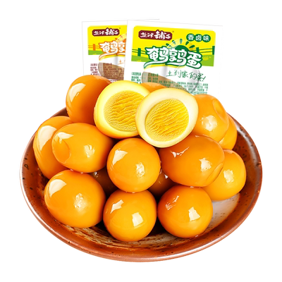 盐津铺子盐焗香卤鹌鹑蛋