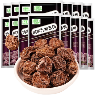 同享九制话梅蜜饯果干果脯梅肉干梅子独立小包装童年怀旧休闲零食