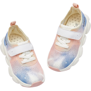 戴维贝拉儿童运动鞋2026春款新款男童魔术贴童鞋女童轻便鞋子