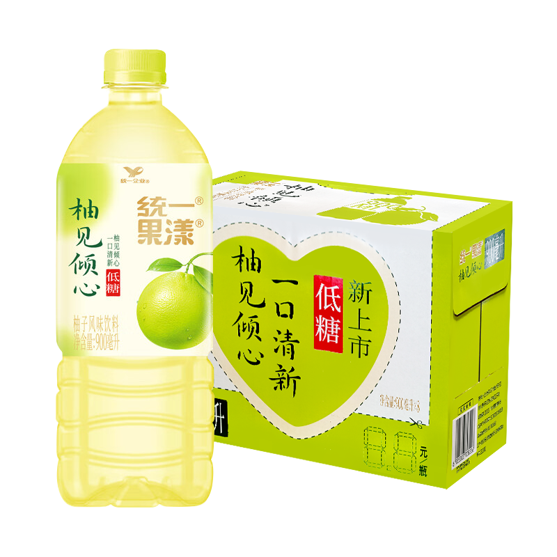 统一果漾柚见倾心900ml*8