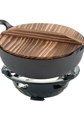 onlycook1.3L铸铁火锅双耳分离