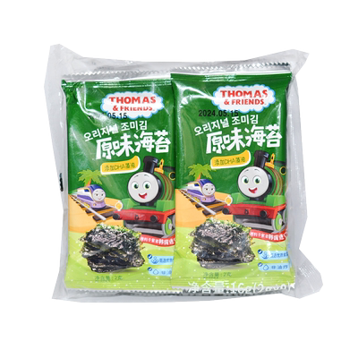 托马斯儿童零食原味海苔2g×8包
