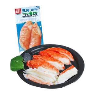 可莱美韩国蟹肉棒雪蟹柳手撕即食沙拉蟹肉蟹棒虾蟹棒蟹足棒鳕龙虾