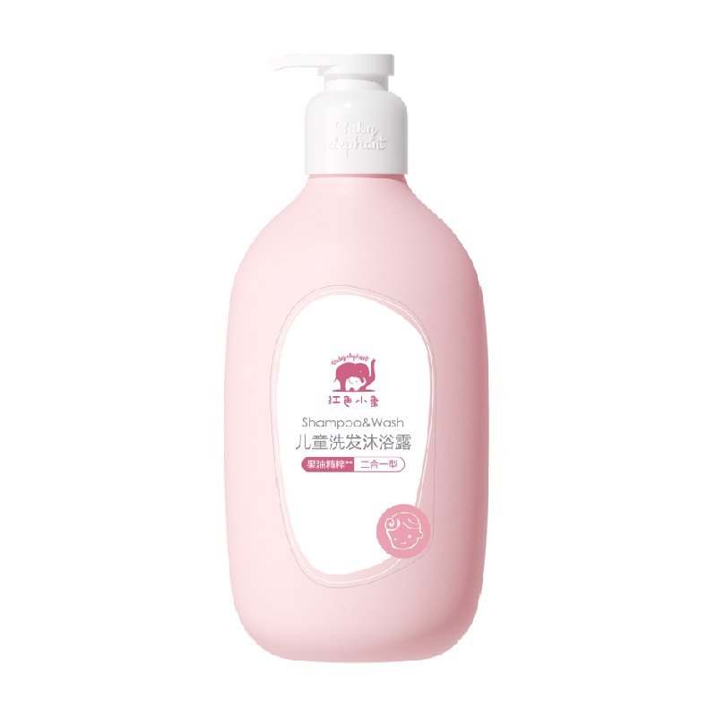 红色小象3岁+儿童洗护一冲即净
