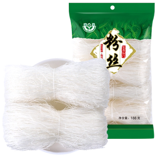 富昌龙口产区精品粉丝188g豌豆粉条扇贝海鲜蒜蓉细粉米线凉拌火锅