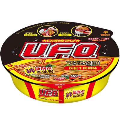 日清铁板牛肉风味代餐零食方便面