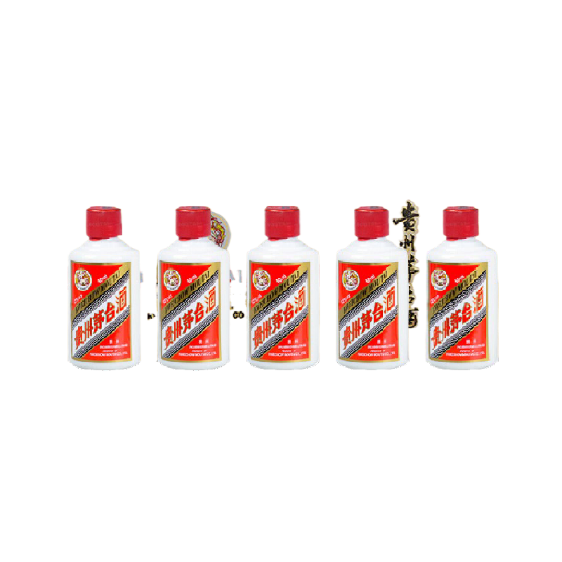飞天茅台53度白酒50ml*5小金条