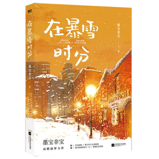 海报+贴纸】在暴雪时分实体小说书 墨宝非宝 吴磊赵今麦主演